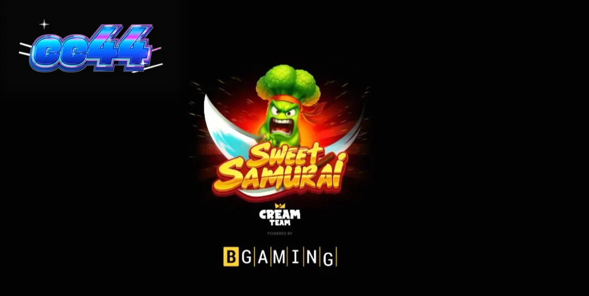 O Broccoli Samurai observando o grid de jogo colorido e vibrante de Sweet Samurai