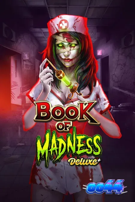 Cena atmosférica de terror gótico no jogo Book of Madness Deluxe